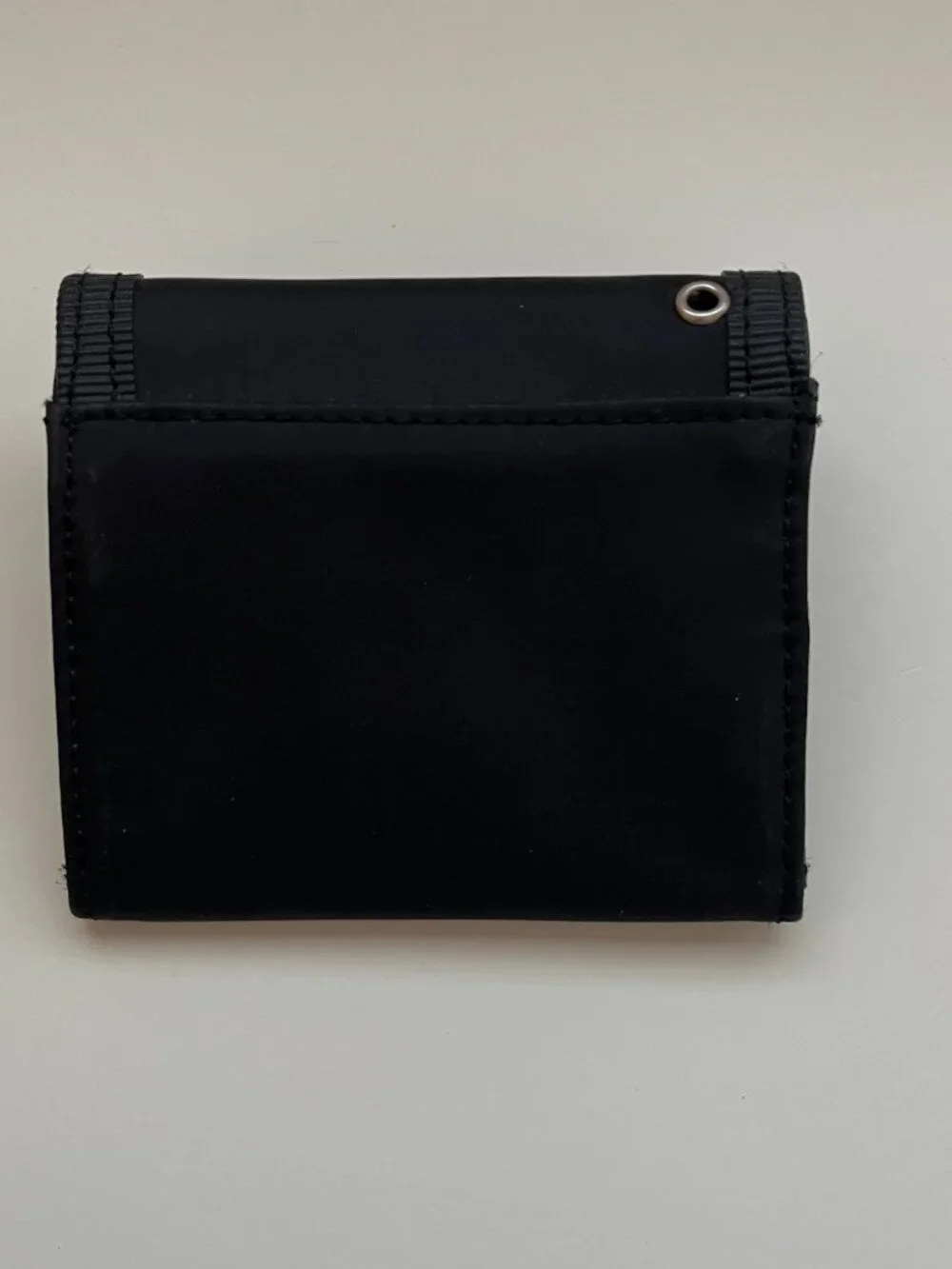 Esprit Black Wallet Snap Closure Vintage 90s Y2K sporty compact nylon minimalism